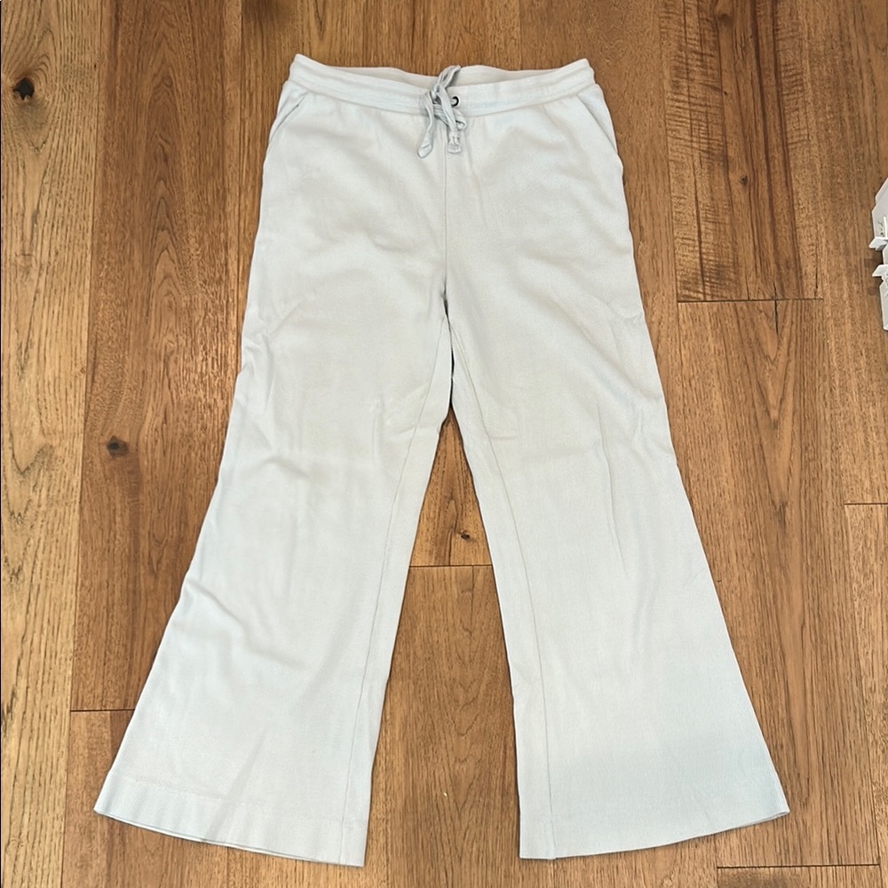 The Upside Light Gray Ribbed Pants